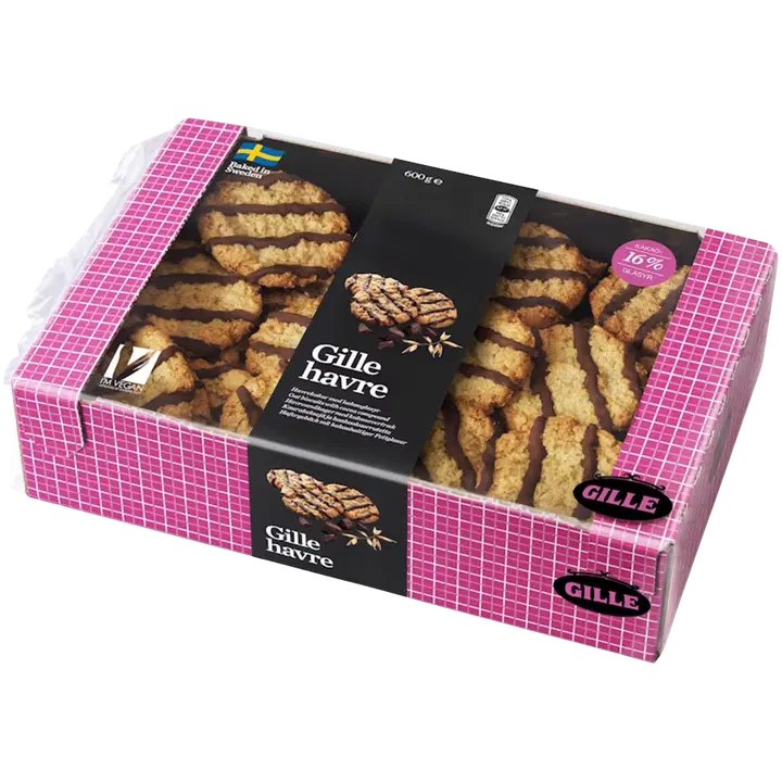 Gille kaakao-kaurakeksi 600g