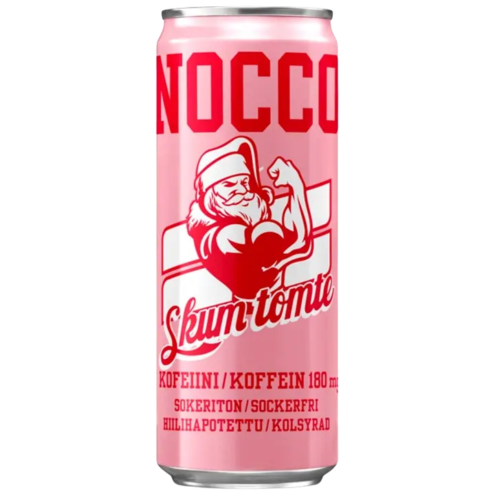 NOCCO BCAA Skum tomte, aminohappoja, kofeiinia ja vitamiineja sisältävä hiilihapotettu energiajuoma 330ml