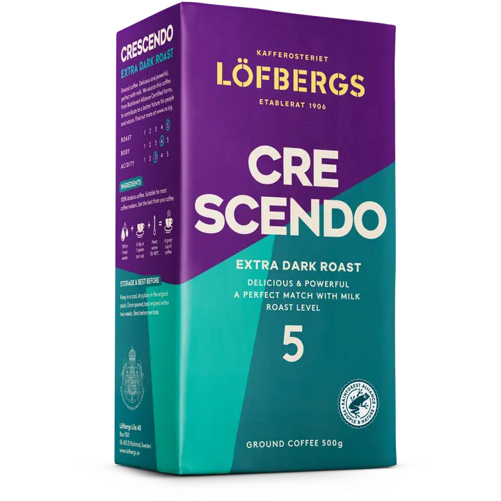 Löfbergs Crescendo Suodatinkahvi 500g Rainforest alliance