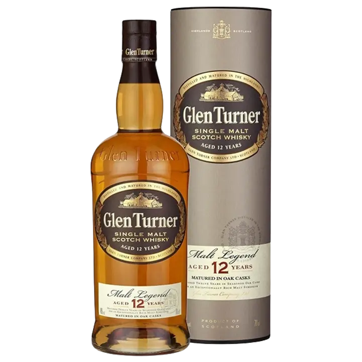 Glen Turner 12 YO Single Malt Whisky karbis 700ml