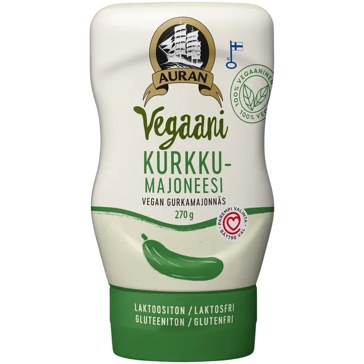 Auran Vegaani Kurkkumajoneesi 270g