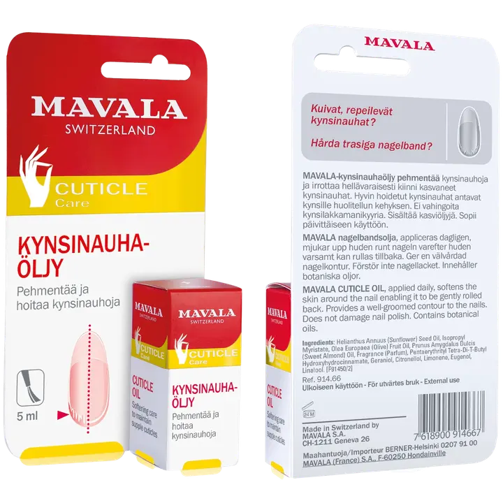 Mavala 5ml Cuticle Oil kynsinauhaöljy