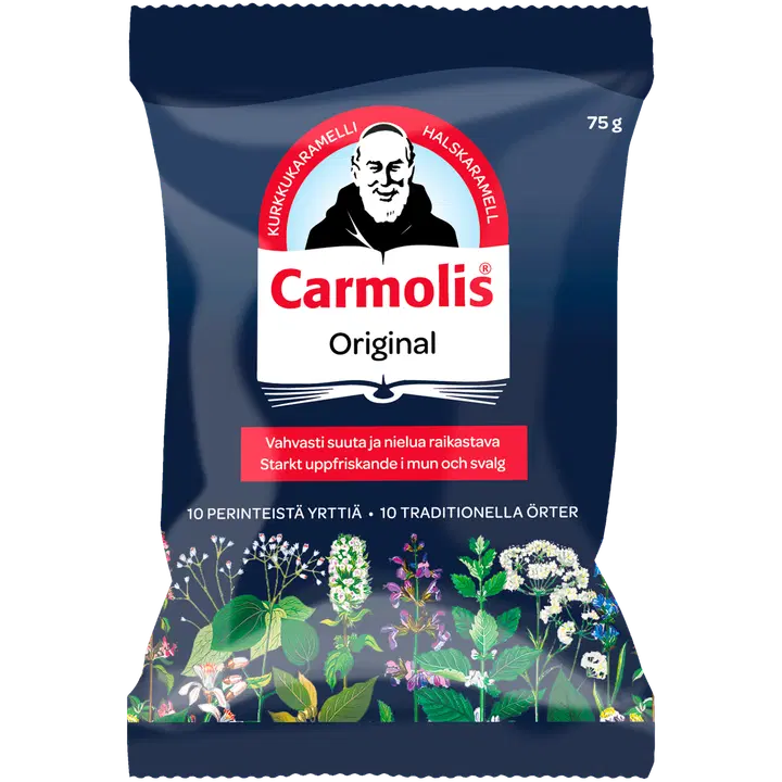 Carmolis yrttikaramelli 75 g