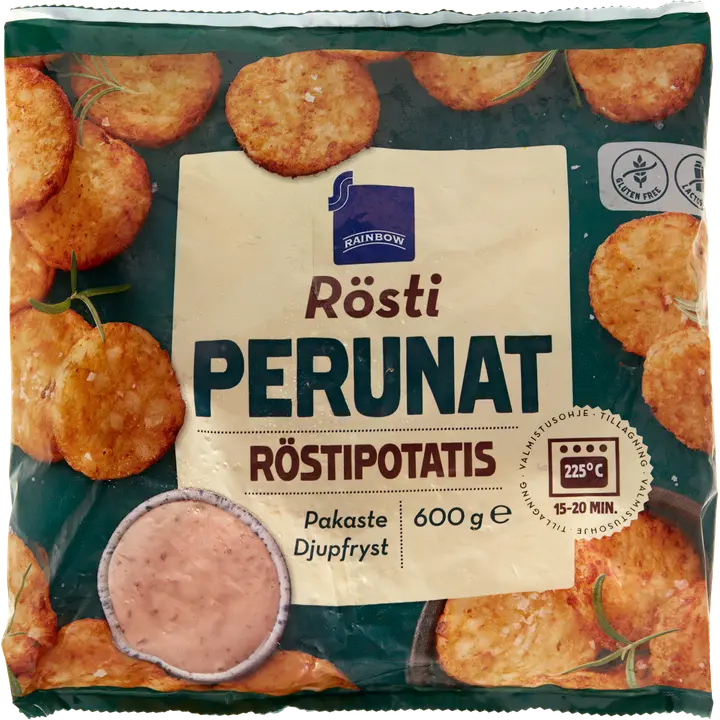 Rainbow röstiperunat 600 g pakaste