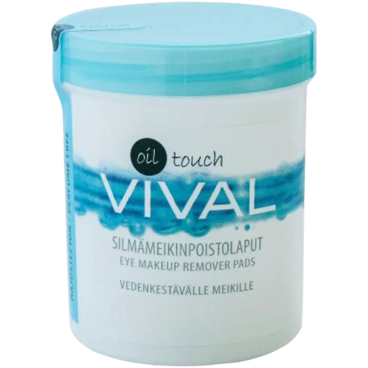 Vival 100kpl Oil Touch Silmämeikinpoistolaput vedenkestävälle meikille