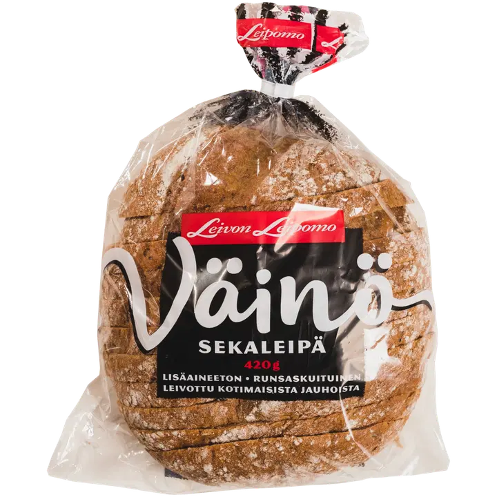 Leivon Leipomo Väinö sekaleipä 420g viipaloitu