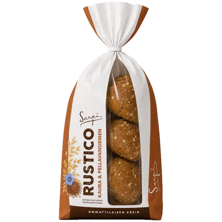 Sarpi Rustico sämpylä 4 kpl/pss 260 g