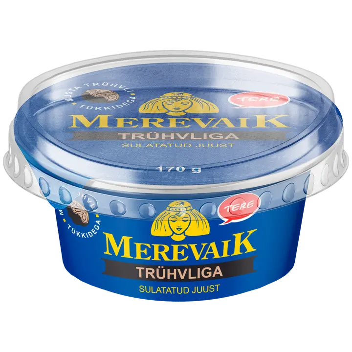 Merevaik sulatatud juust trühvlitega, 170 g