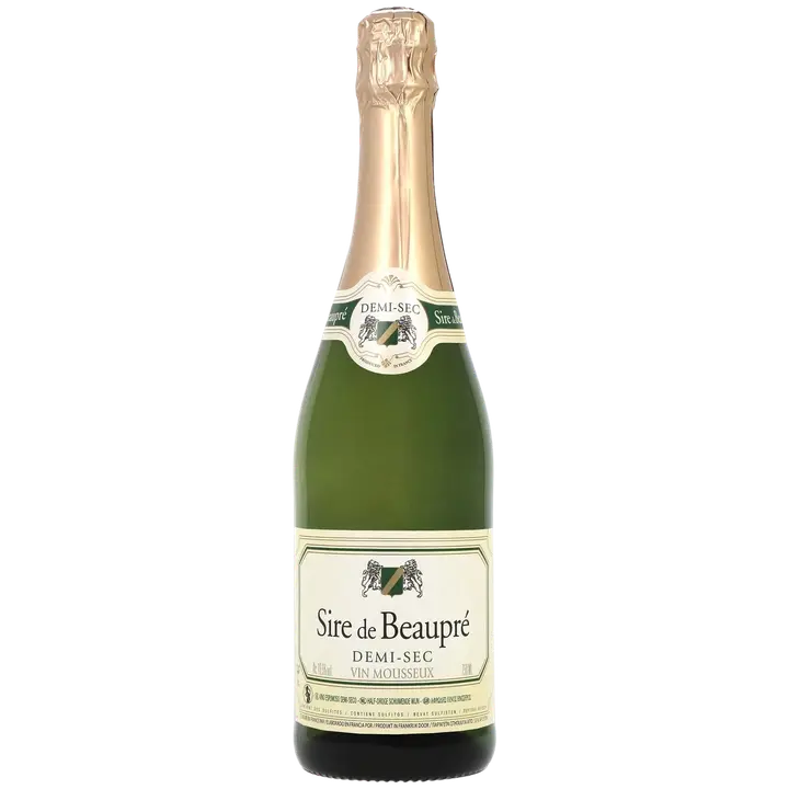 Sire de Beaupre demi sec sparkling wine vahuvein750ml