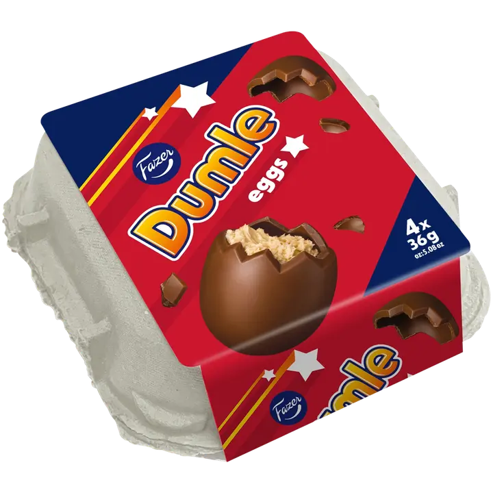 Fazer Dumle Moussemuna 4-pack 144g