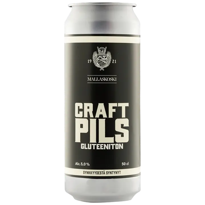 Mallaskoski Craft Pils Gluteeniton 5,0% 50 cl