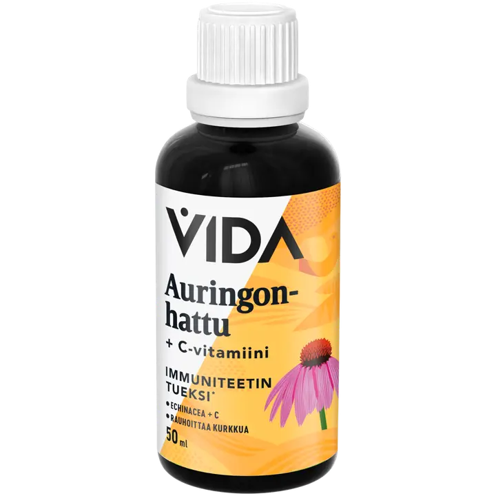 Vida Auringonhattu + C ravintolisä 50 ml