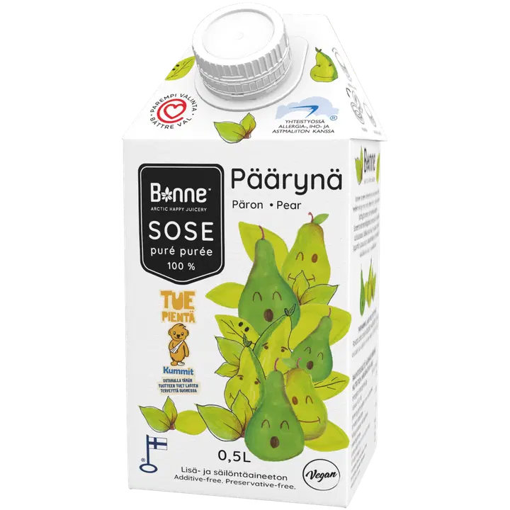 Bonne Päärynäsose 100% 0,5L Tue pientä -kampanja