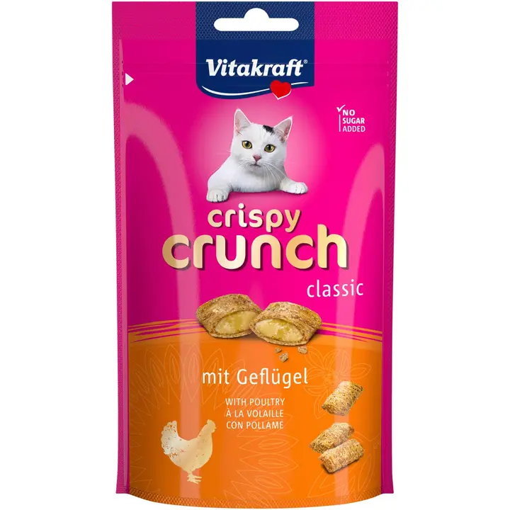 Vitakraft Crispy Crunch Siipikarja Kissanherkku 60g