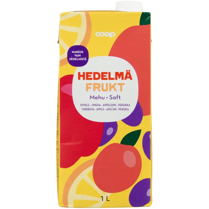 Coop hedelmämehu 1l