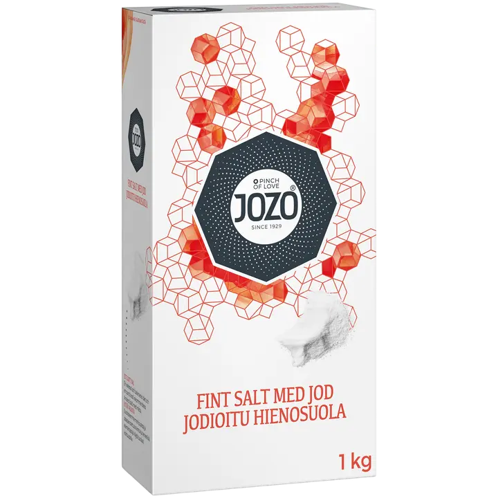 JOZO 1kg Hieno suola jodioitu