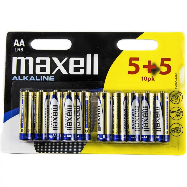 Maxell patarei AA LR-6 Alkaline 5+5 pack