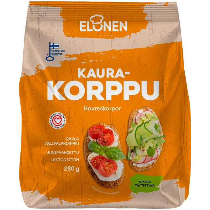 Elonen kaurakorppu 280g