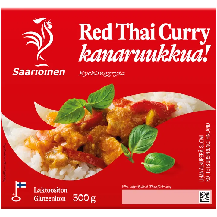 Saarioinen Red Thai Curry kanaruukku 300g