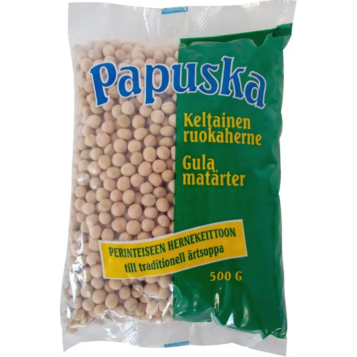 Papuska keltainen herne 500g