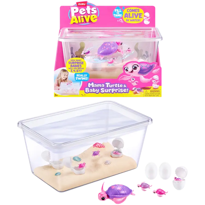 Ema ja beebikilpkonn mängukomplekt