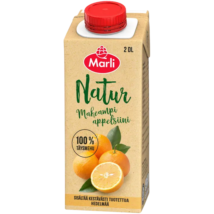 Marli Natur Makeampi Appelsiinitäysmehu 2 dl