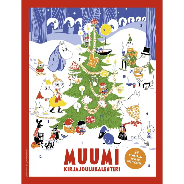 MUUMI kirjajoulukalenteri - 24 minikirjaa joulun odotukseen!