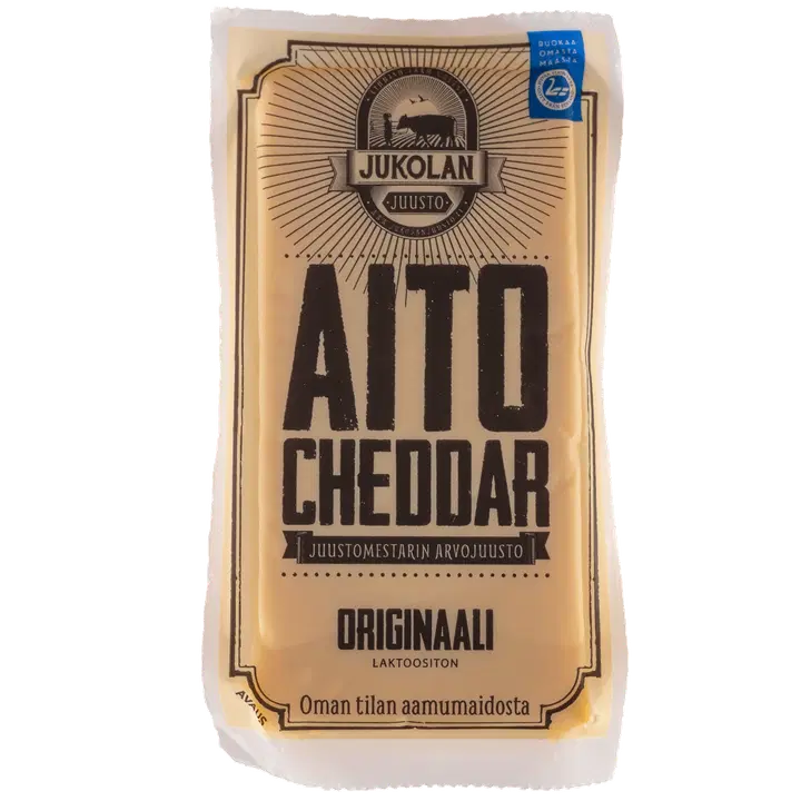 Jukolan Juusto aito cheddar originaali 320 g