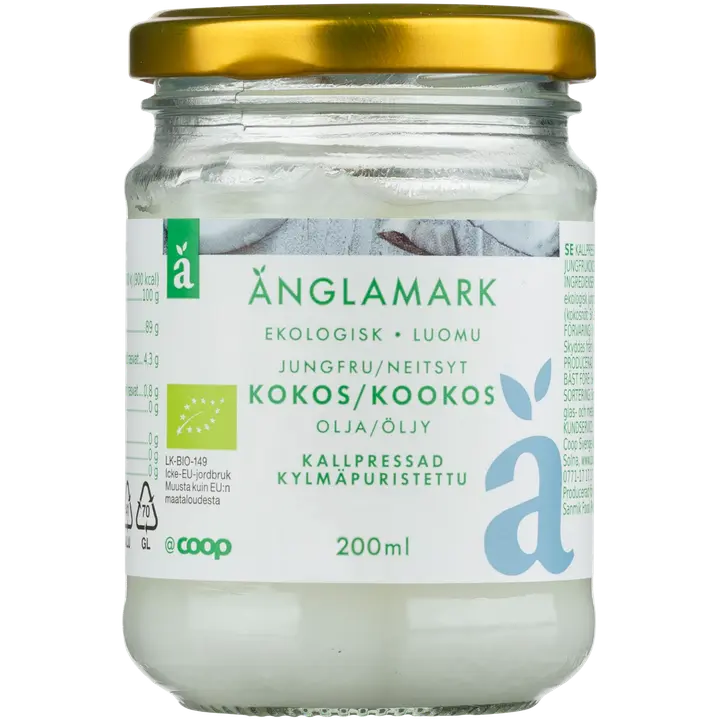 Änglamark neitsytkookosöljy luomu 200 ml