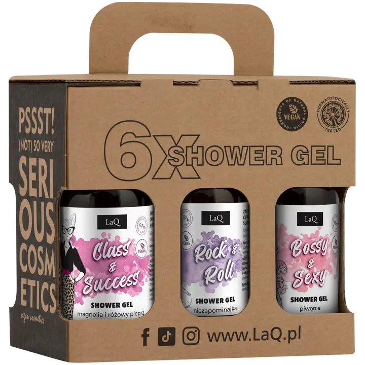Kinkekomplekt Laq I'm the best dušigeel mini 6x100ml naiste