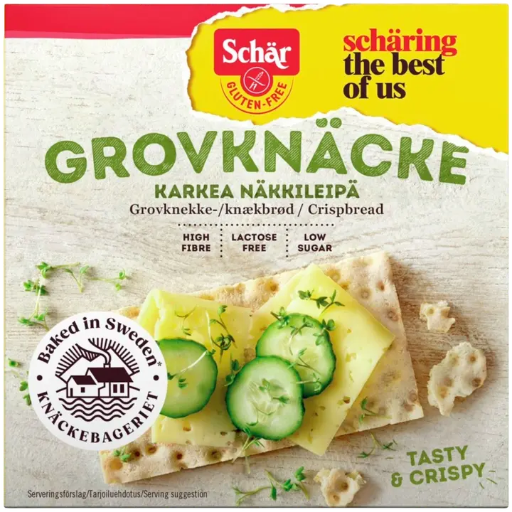 Schär Karkea näkkileipä gluteeniton 215g