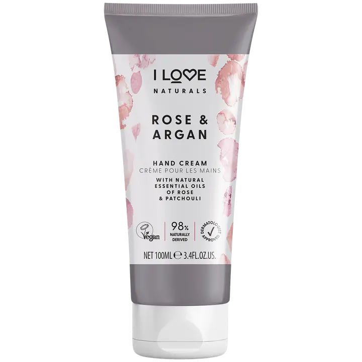 I Love Naturals käsirasva Ruusu & Argan 100ml