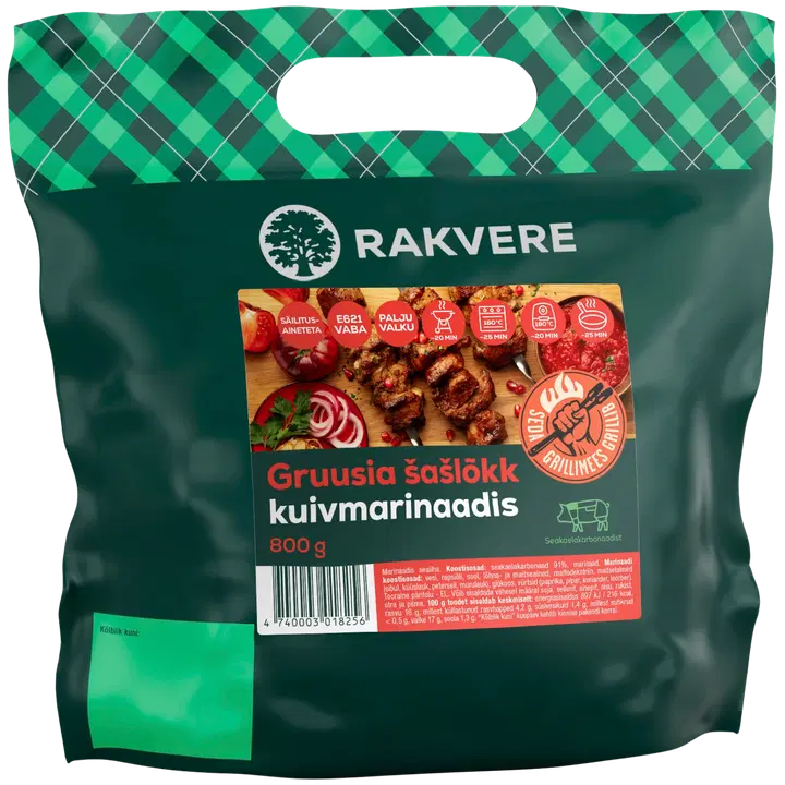 Rakvere Gruusia šašlõkk kuivmarinaadis 800 g