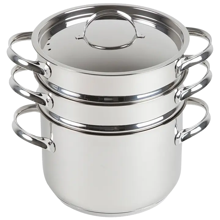 Opa kerroskattila Mari 5,0 L teräs, 3-osainen