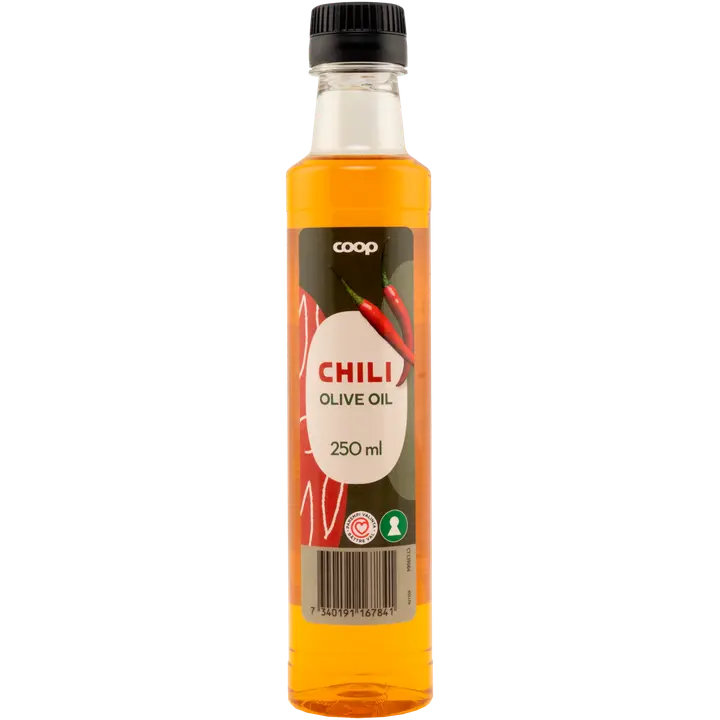 Coop chilinmakuinen oliiviöljy 250 ml