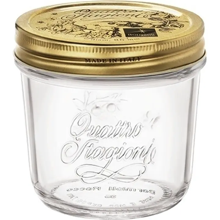 Bormioli Säilöntätölkki 20cl Quattro Stagioni leveä suuaukko
