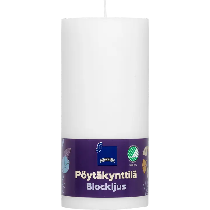 RB steariinküünal 70x150 valge