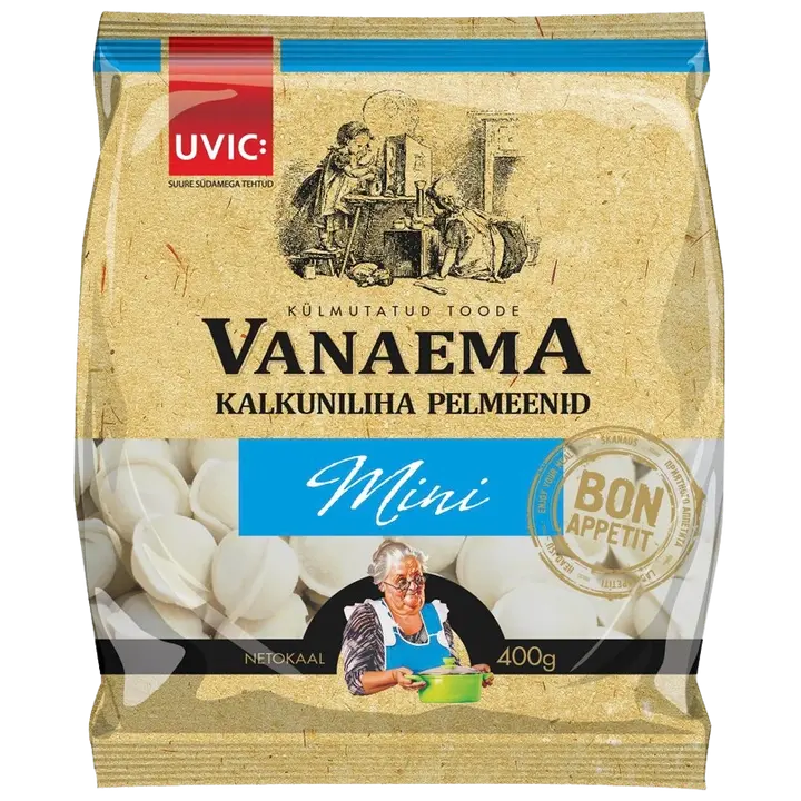 Uvic Vanaema Pelmeenid kalkunilihaga 400 g
