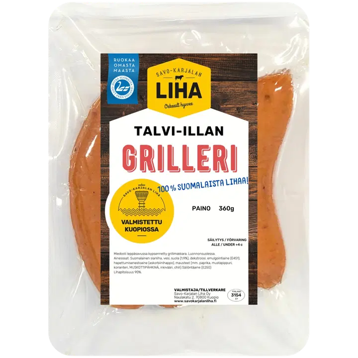 Savo-Karjalan Liha Oy Talvi-illan grilleri 360g
