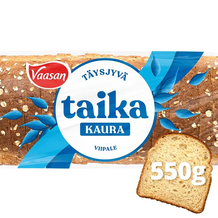 Vaasan Taika Täysjyväkauraviipaleet 550g