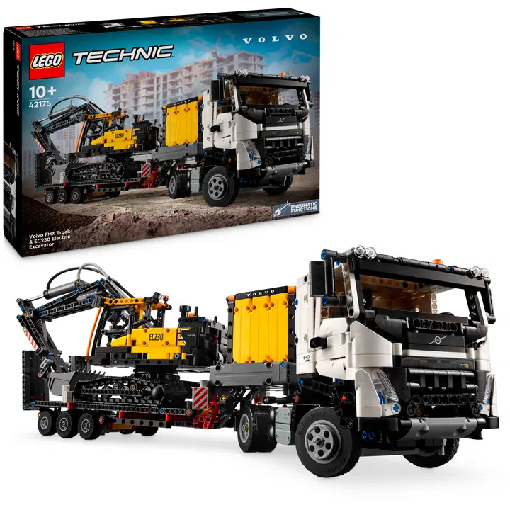 LEGO® Technic 42175 - Volvo FMX kuorma-auto ja EC230 Electric kaivukone