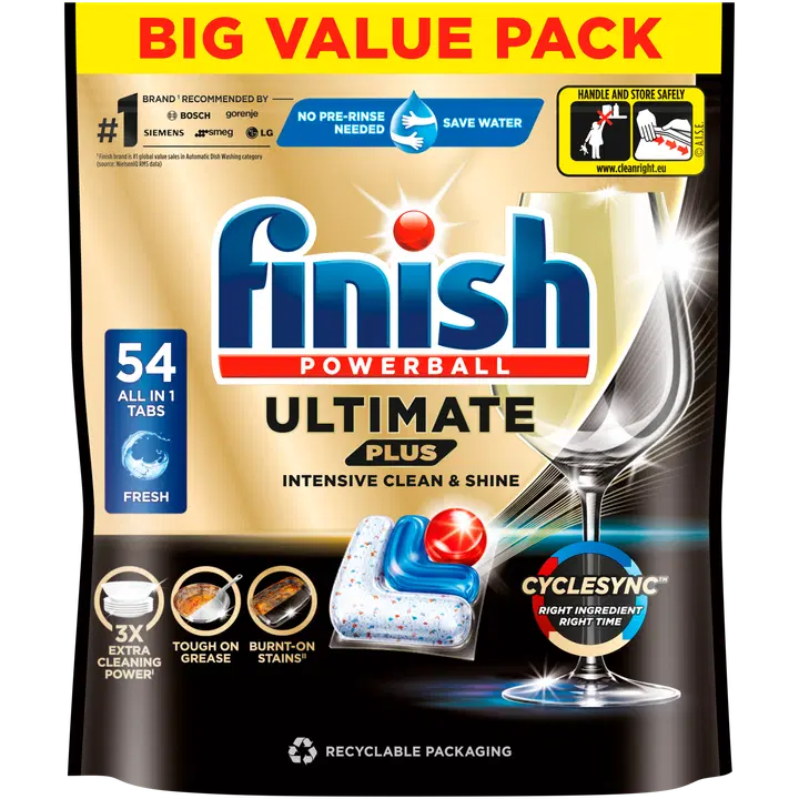 Finish Ultimate Plus Konetiskitabletti 54kpl