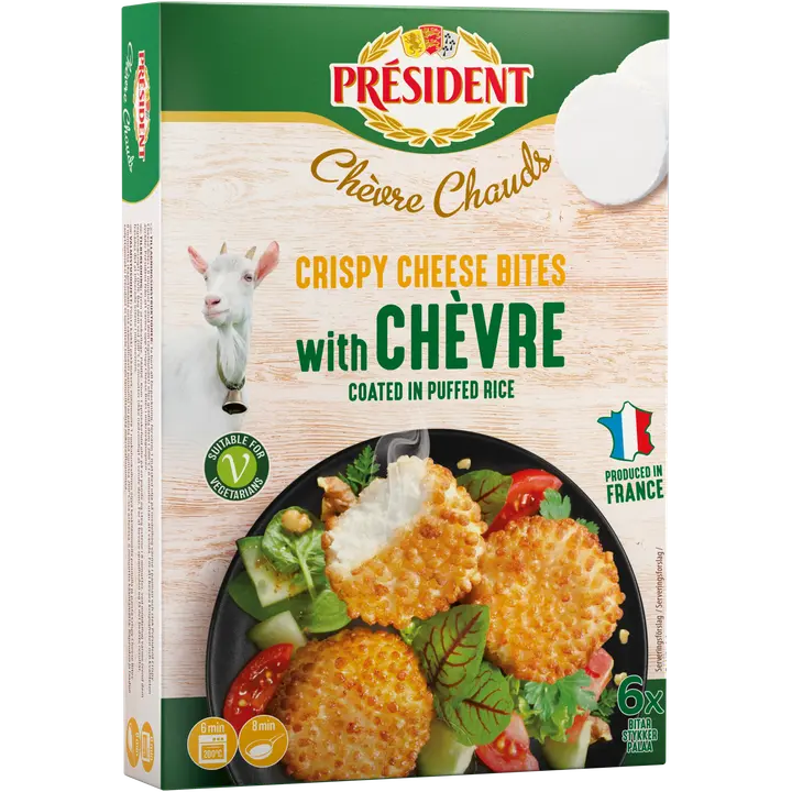 Président Crispy Cheese Bites with Chèvre 150g
