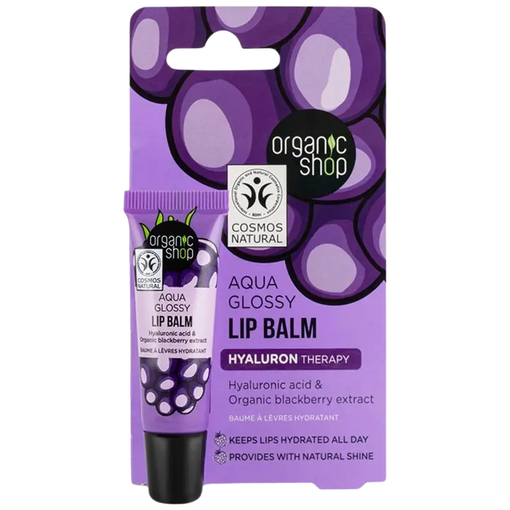 Huulepalsam Organic Shop Aqua Glossy 10ml