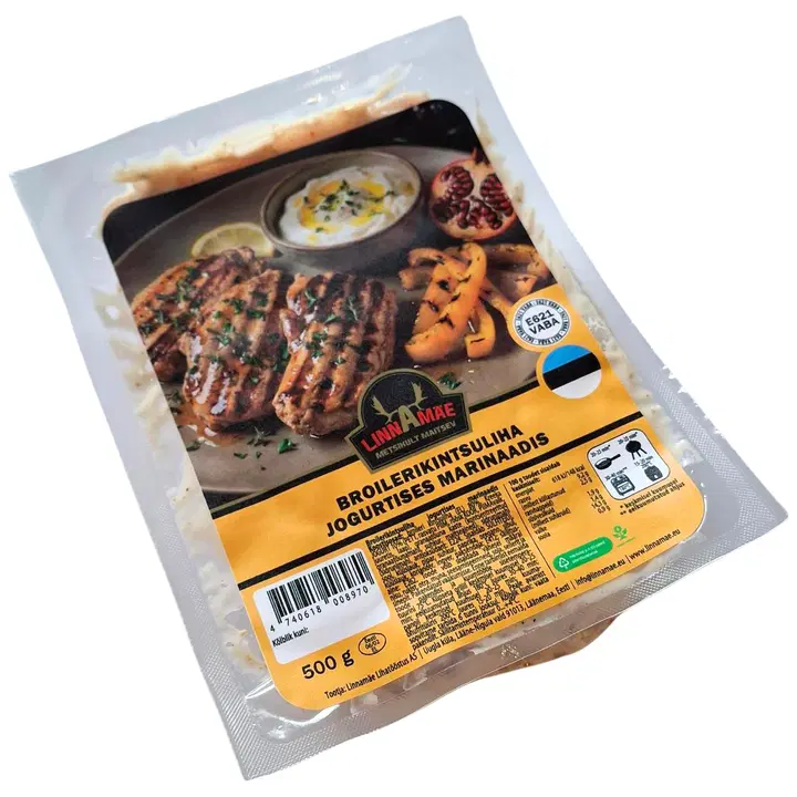 Linnamäe Broilerikintsuliha jogurtises marinaadis 500g