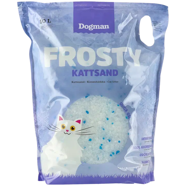 Dogman Frosty kissanhiekka silica 10l