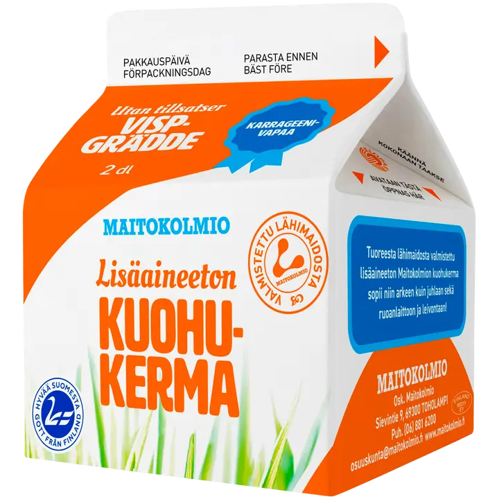 Maitokolmio kuohukerma 2dl