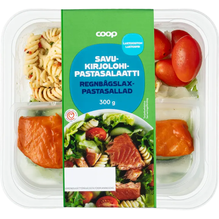 Coop Savukirjolohi-pastasalaatti 300g