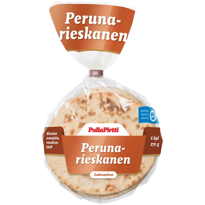 Pulla-Pirtti Perunarieskanen 6/270g laktoositon perunarieska