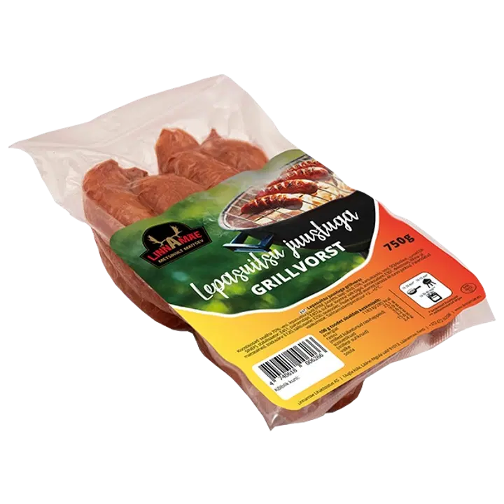 Linnamäe Lepasuitsu juustuga grillvorst 750g